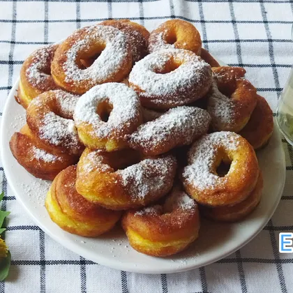 Творожные пончики-колечки