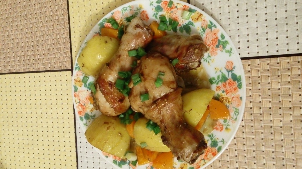 Курица в духовке