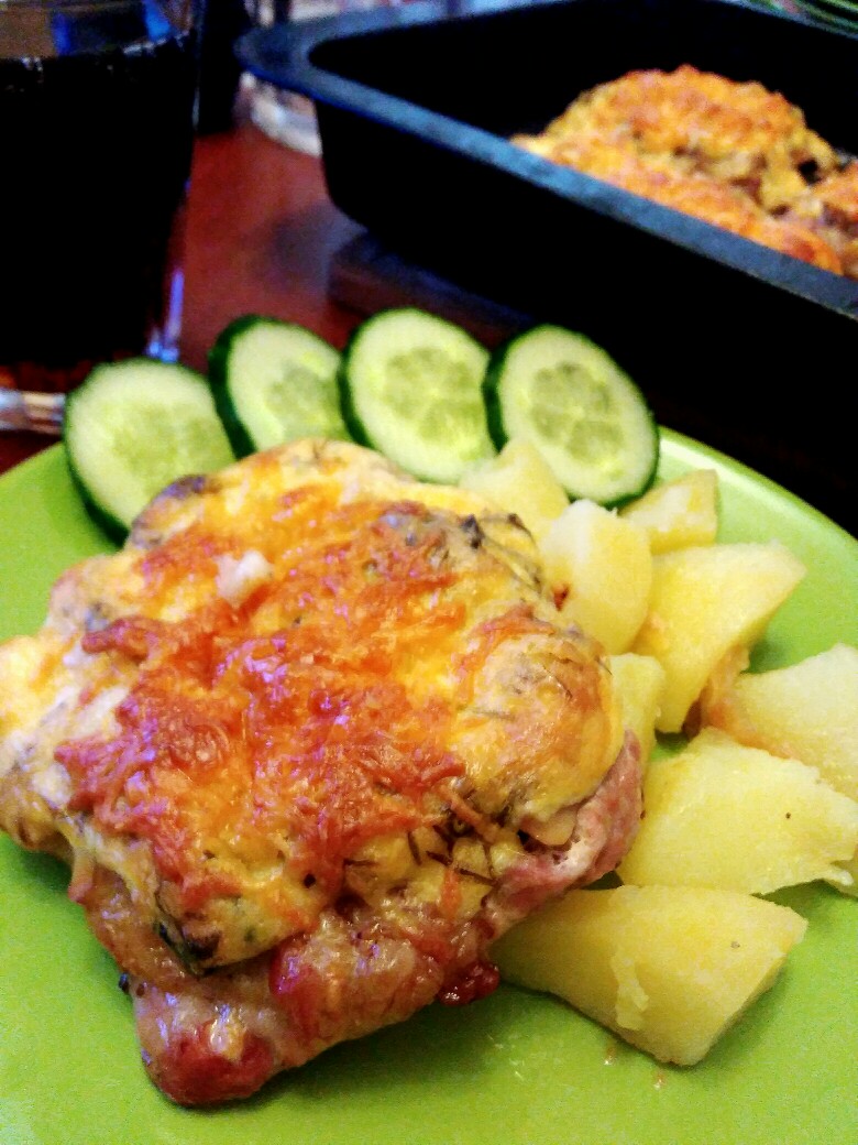 Отбивные под щубкой