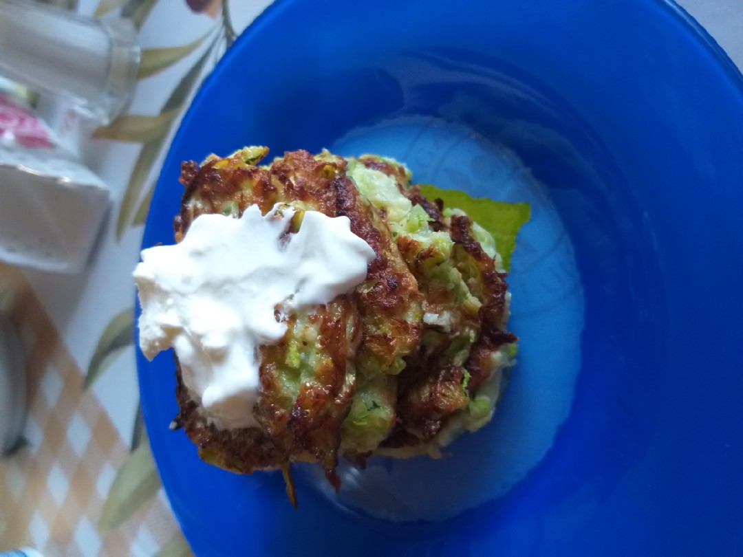 Кабачковые оладушки