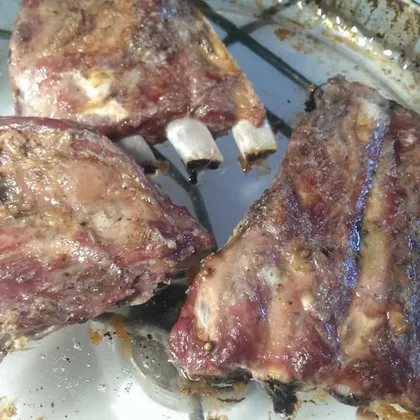 Свиные ребра запеченные в духовке