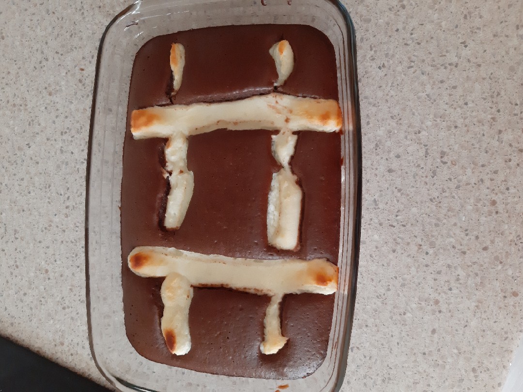 Шоколадный пирог "Подушки" с творогом