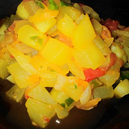Овощное рагу с кабачком