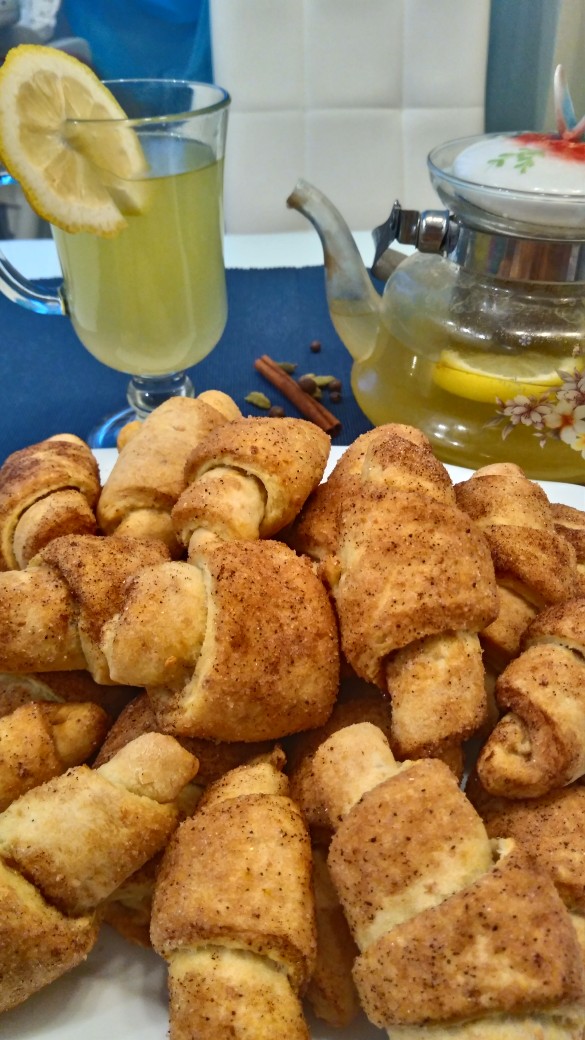 Рогалики с корицей