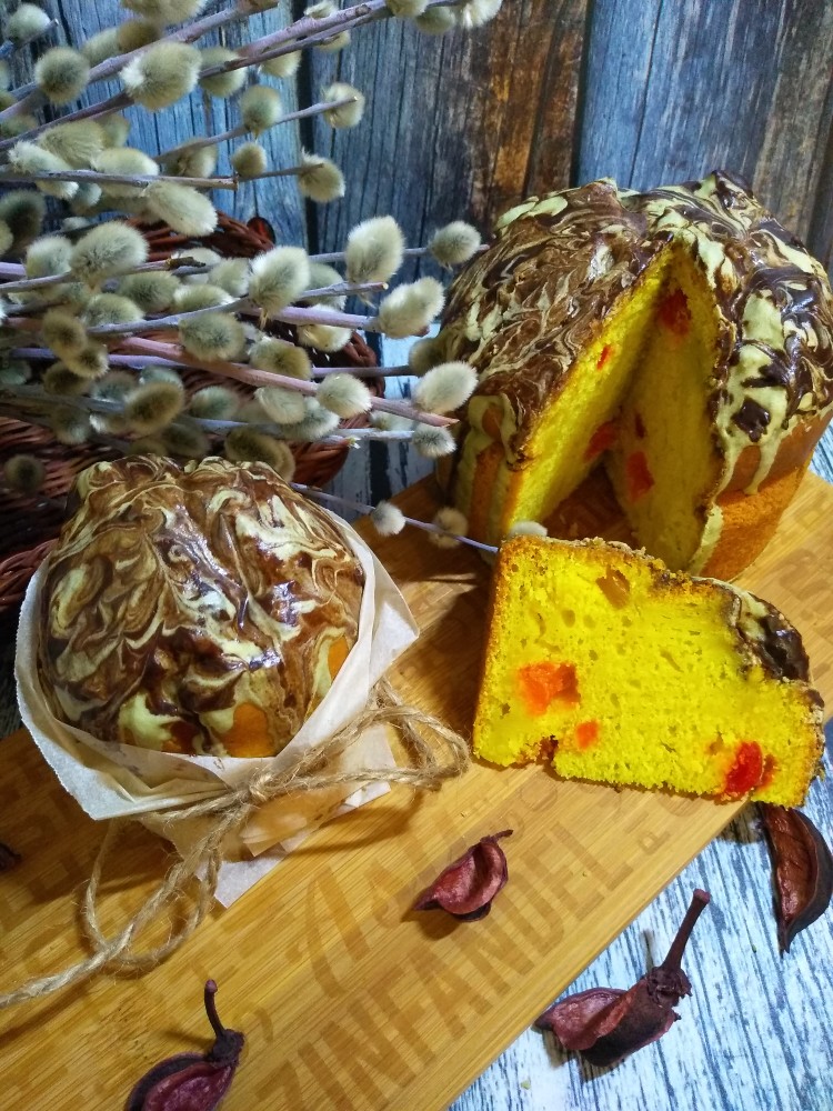 Мраморные куличи