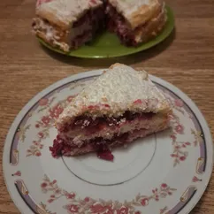 Пп торт с вишневой начинкой