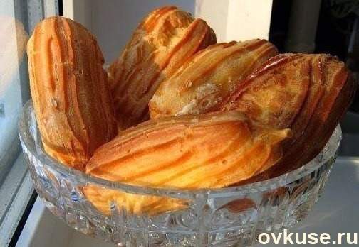 Эклеры со сливочным кремом