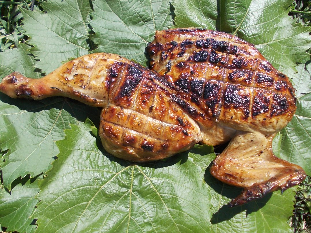 Курочка на решетке