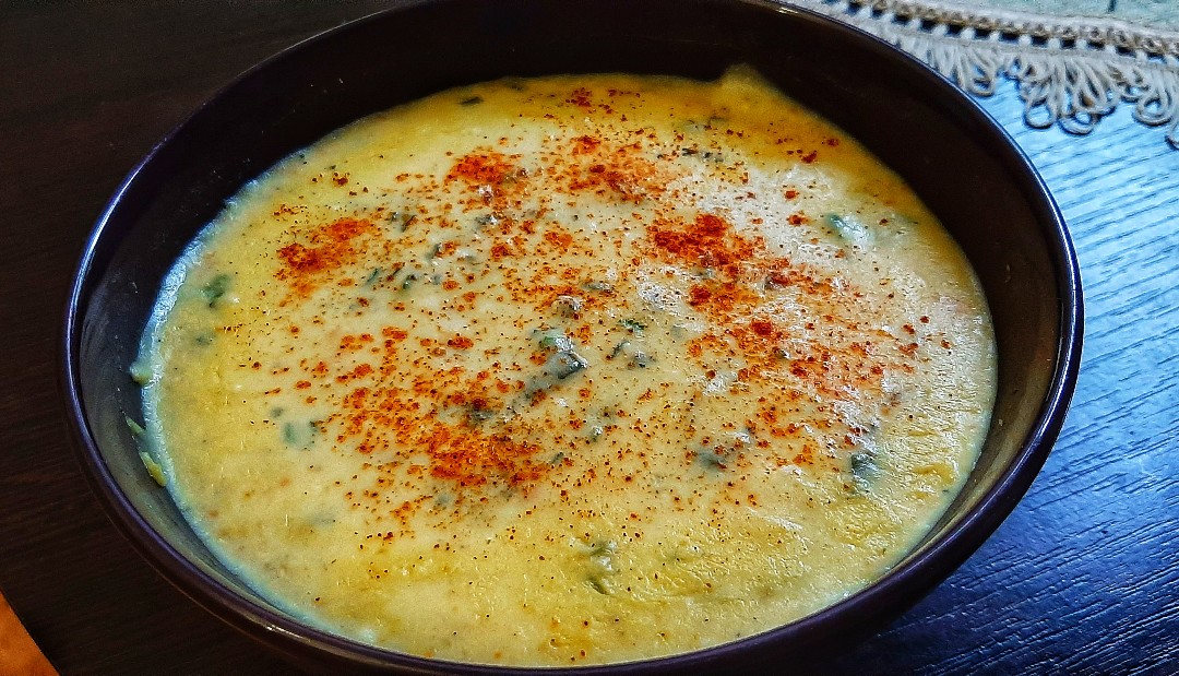 Сырно-овощной суп пюре