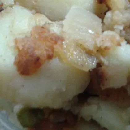 Картошка жареная со шкварками 'Счастье есть'