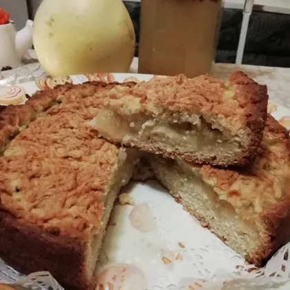 Пирог с яблоком и лимоном