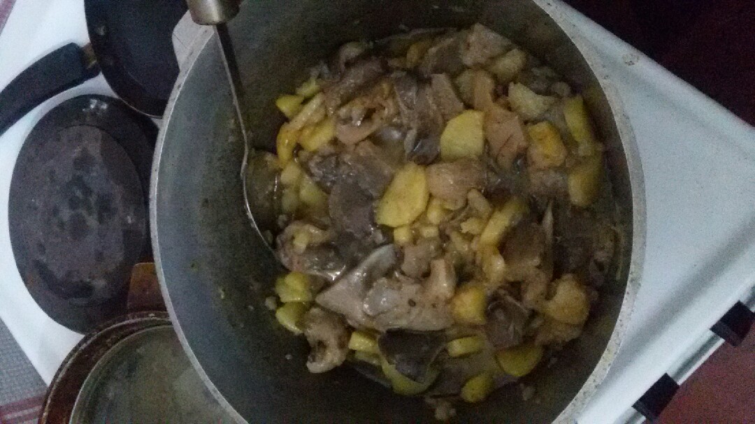 Грибы с картошкой