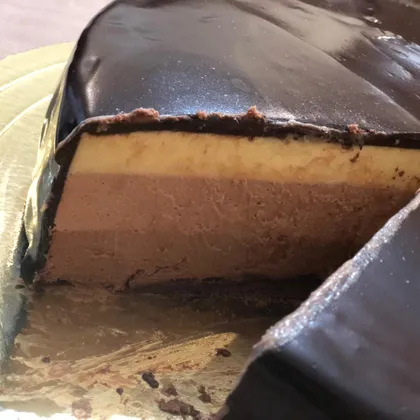 Торт 'три шоколада'