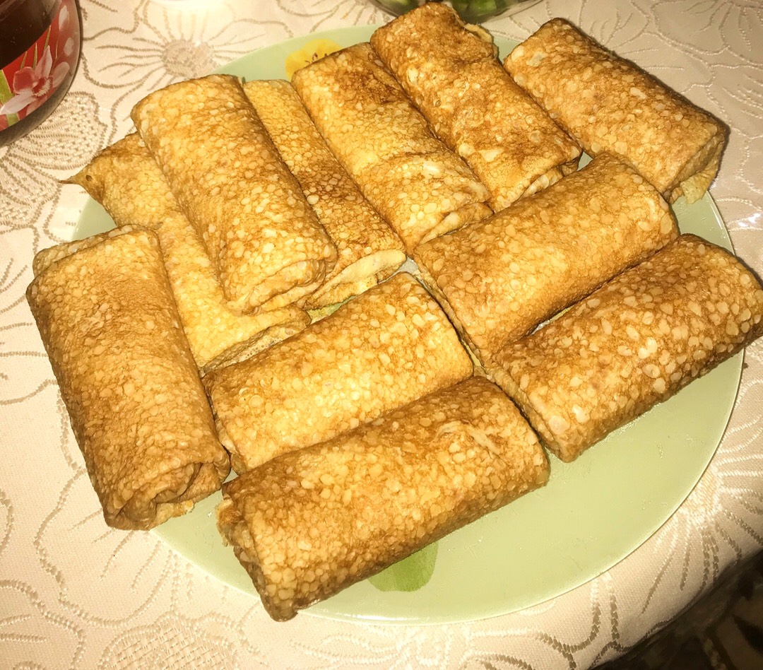 Блины с мясом