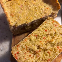 Хлеб с болгарским перцем и укропом в ХП