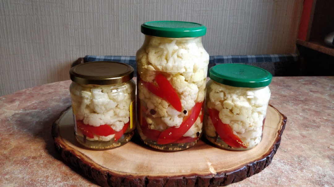 Маринованная цветная капуста на зиму