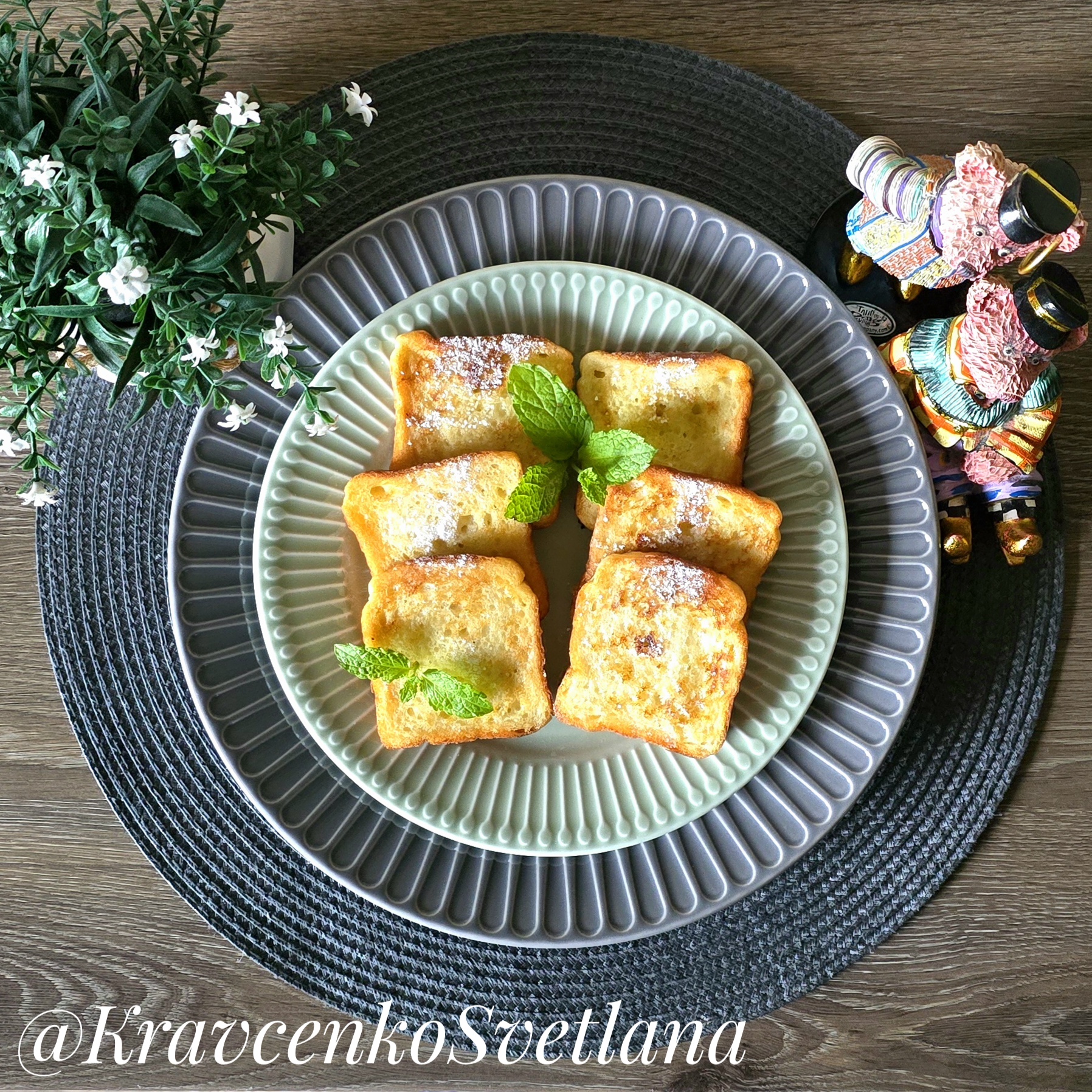 Сладкие гренки