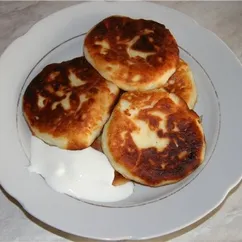 Сырники с яблоками