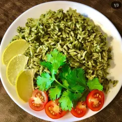 🇵🇦 Arroz Verde (Арроз Верде) - рис с пастой из зелени