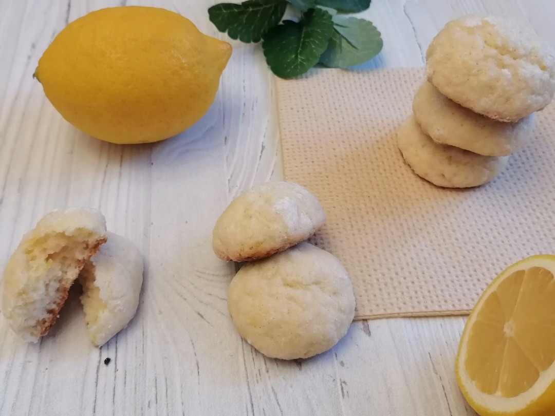 Лимонное песочное печенье
