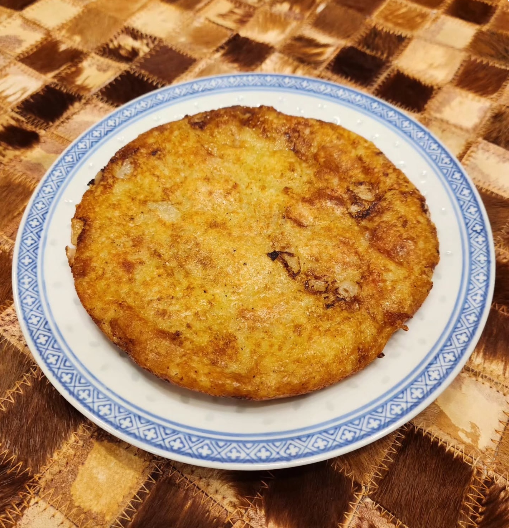 Бабка-драник на сковороде