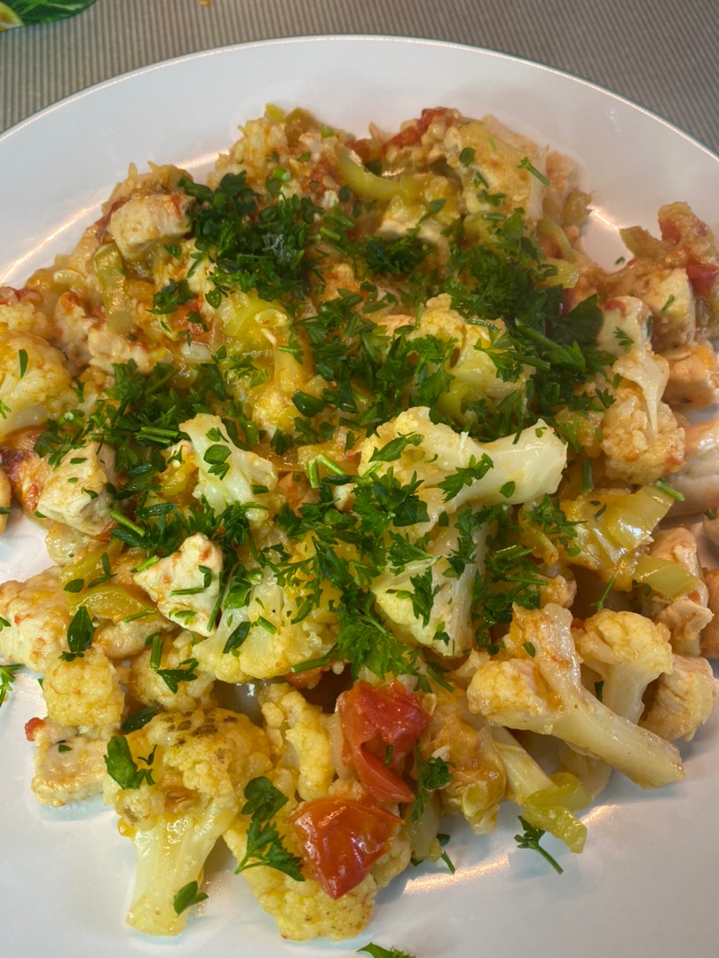 Овощное рагу с цветной капустой😋