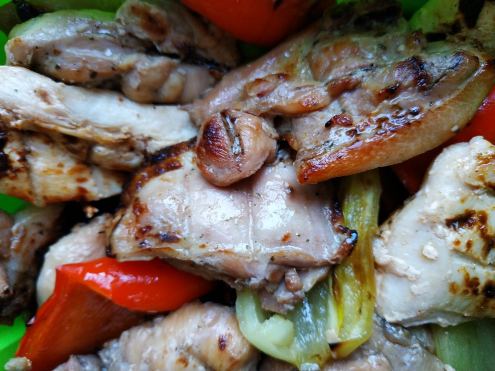 Шашлык из куриной грудки