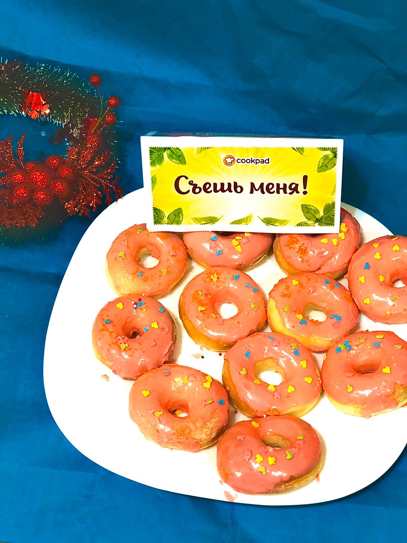 Пончики с глазурью.🍩