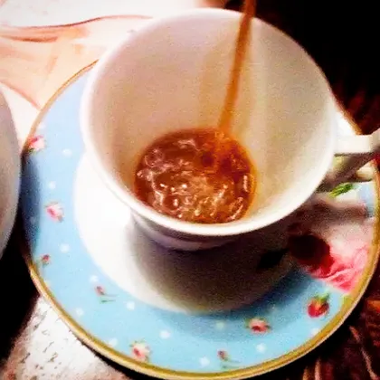 Вареный кофе с шоколадом в турке