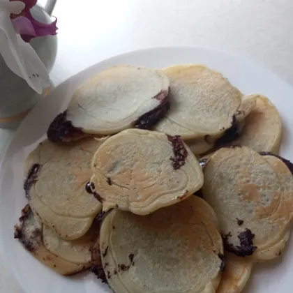 Оладушки с шоколадом🍫