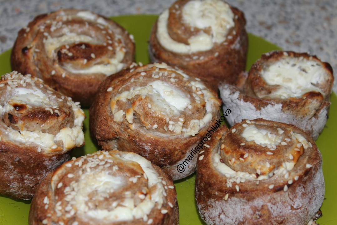 Пп булочки с творожной начинкой