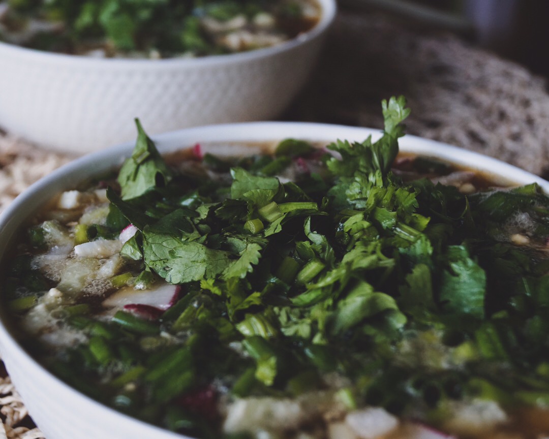 Окрошка с горчицей