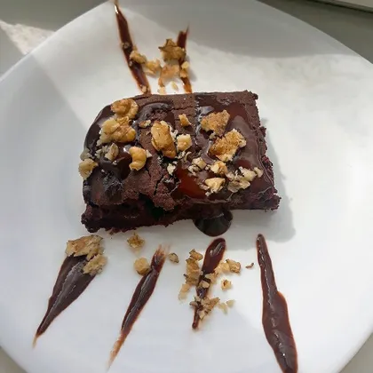 Пп десерт - шоколадный брауни без сахара!