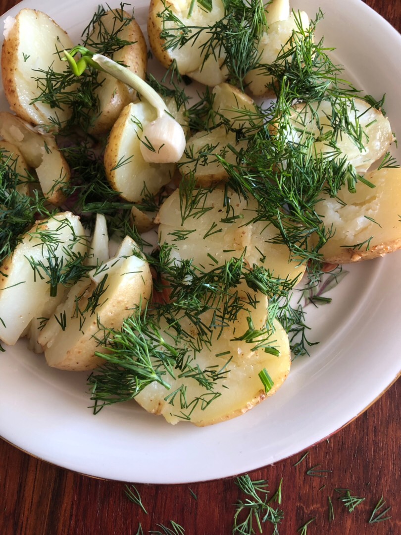 Картошка в мундире в микроволновке – пошаговый рецепт с фото