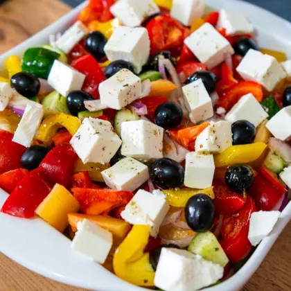 Греческий салат | Просто и вкусно
