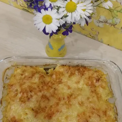 Рыба под овощами