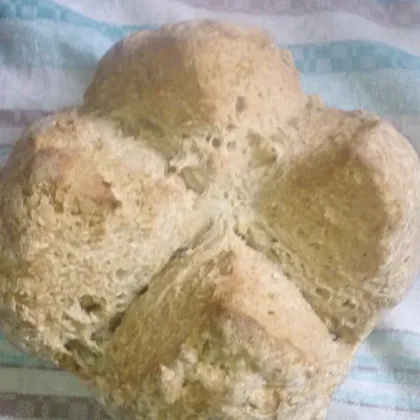 Ржано-пшеничный хлеб без дрожжей