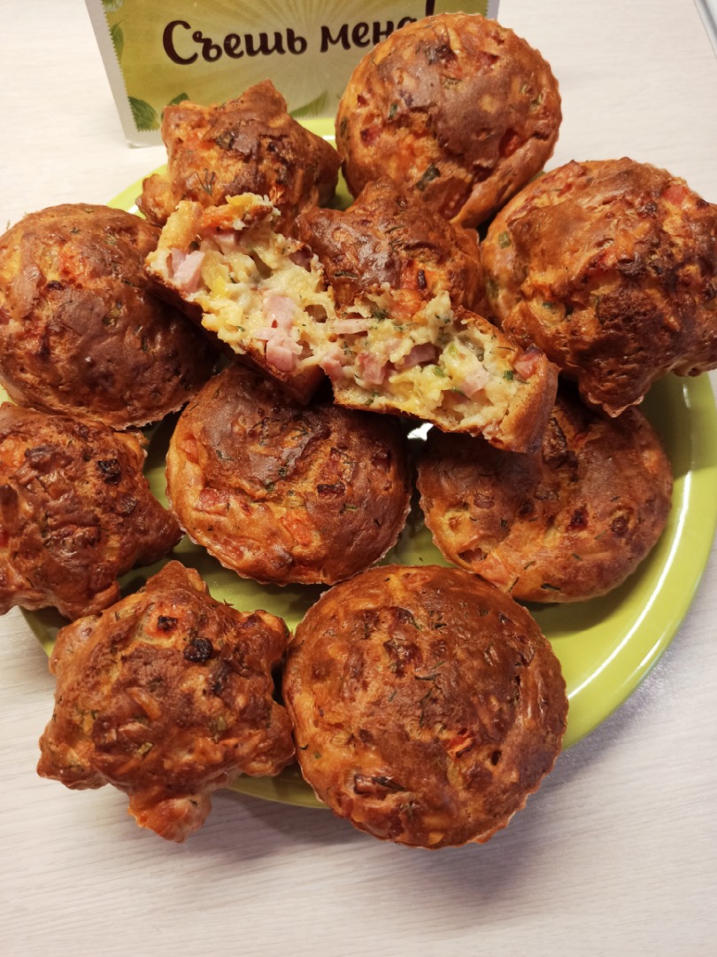 Корзиночки закусочные с сыром и колбасой