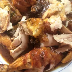 Нежнейшая запечённая курица от Джейми Оливера (roast chicken) #кулинарныймарафон