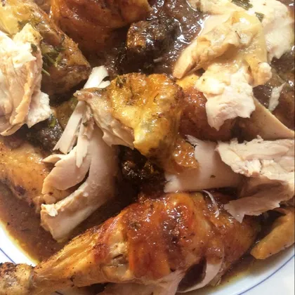 Нежнейшая запечённая курица от Джейми Оливера (roast chicken) #кулинарныймарафон