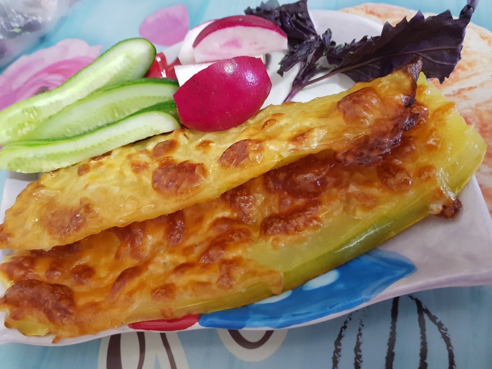 Кабачки с сыром