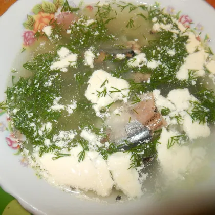 Суп рыбный с сайрой в/м #кулинарныймарафон