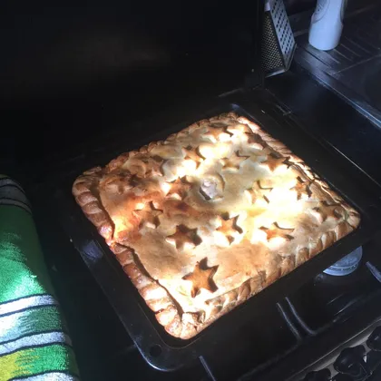 Пирог с мясом и картофелем