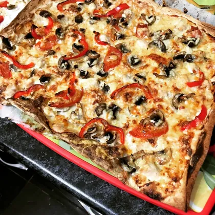 Пицца на лаваше #кулинарныймарафон