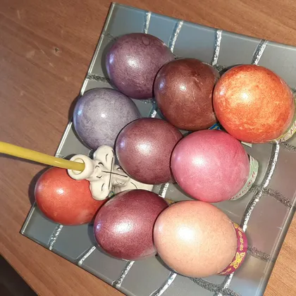 Крашеные яйца на пасху
