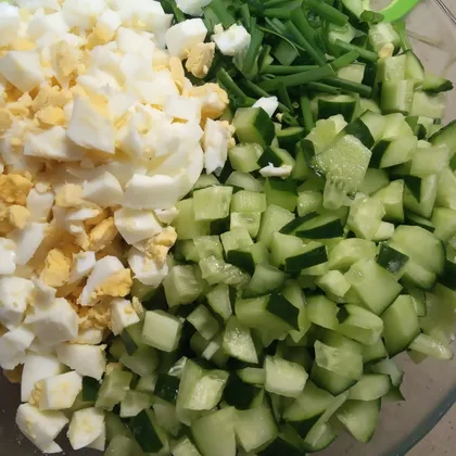 Салат из зелёного лука