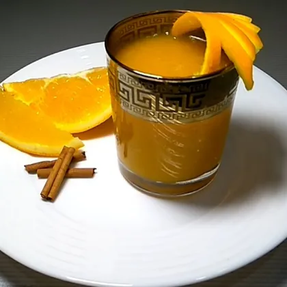 Тыквенный сок с апельсином и корицей - яркий, ароматный, полезный! Без сахара!