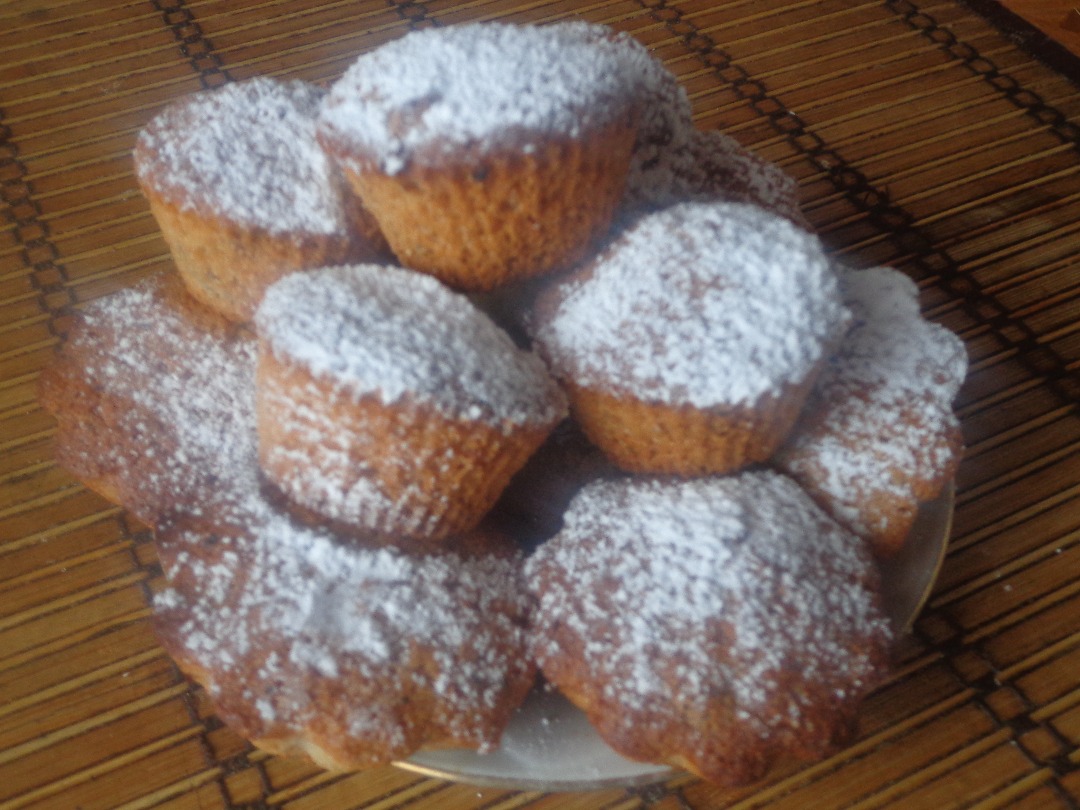 Постные кексы без масла