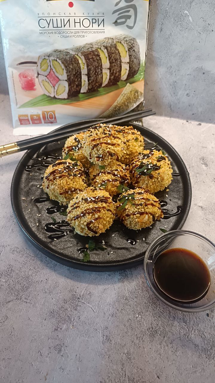 Запеченные ленивые роллы 