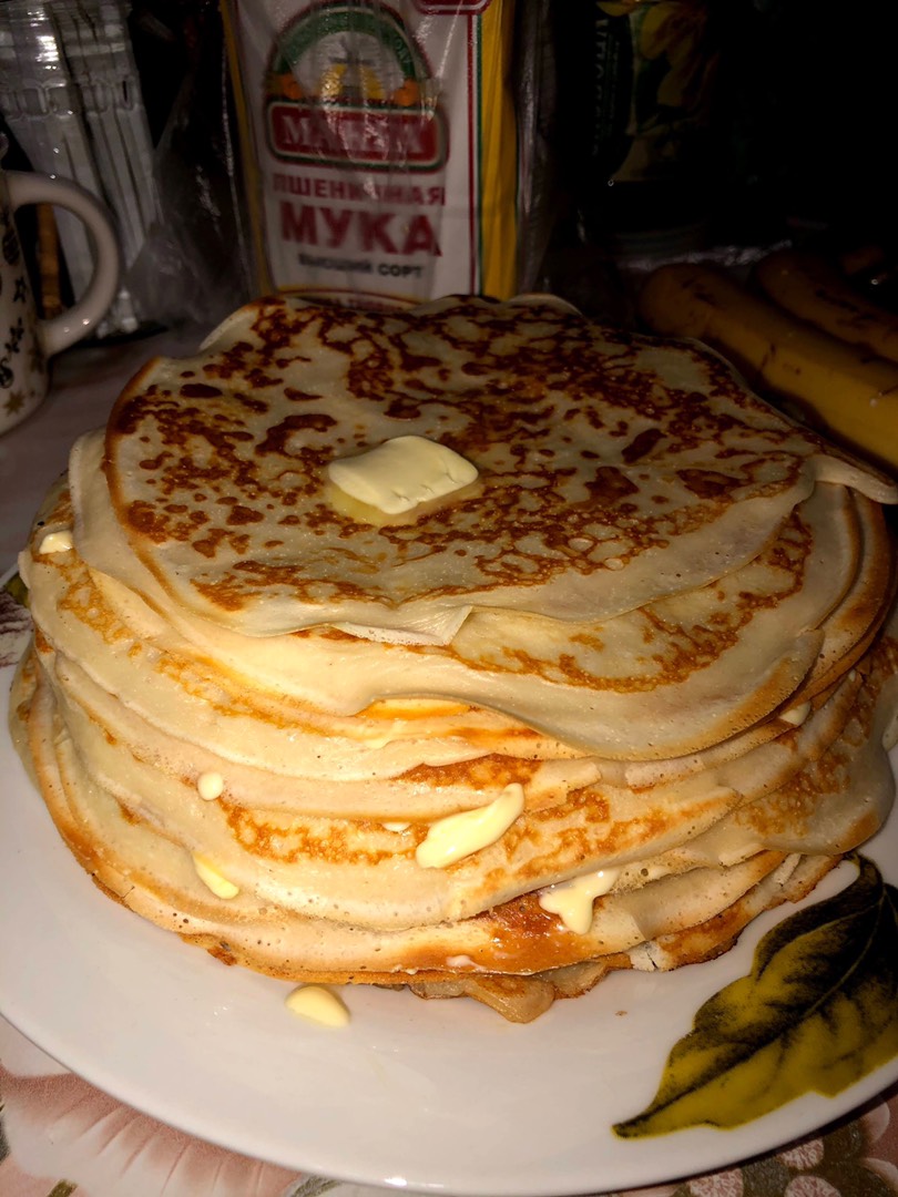 Блины на кефире